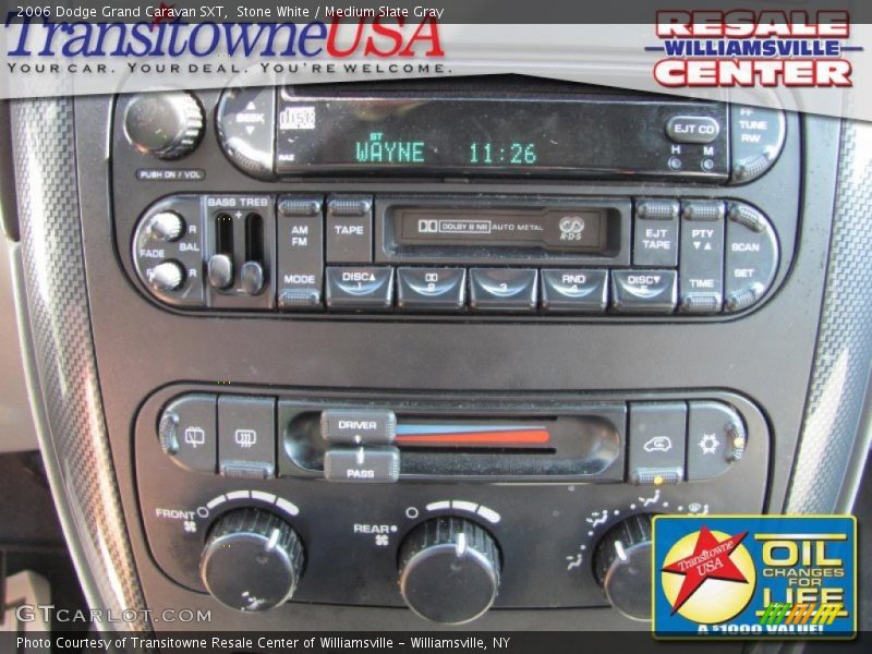 Stone White / Medium Slate Gray 2006 Dodge Grand Caravan SXT