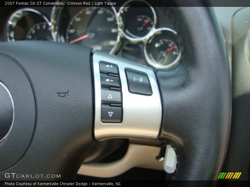 Crimson Red / Light Taupe 2007 Pontiac G6 GT Convertible