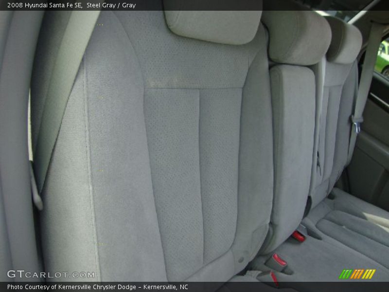 Steel Gray / Gray 2008 Hyundai Santa Fe SE