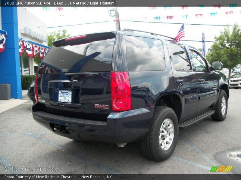 Deep Blue Metallic / Light Titanium 2008 GMC Yukon SLE 4x4