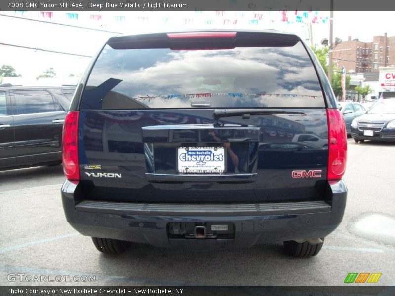 Deep Blue Metallic / Light Titanium 2008 GMC Yukon SLE 4x4