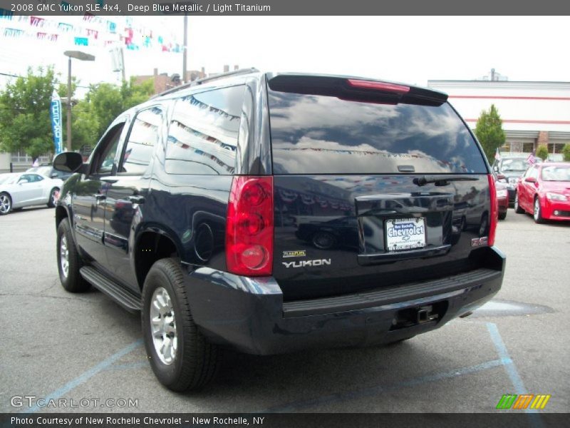 Deep Blue Metallic / Light Titanium 2008 GMC Yukon SLE 4x4