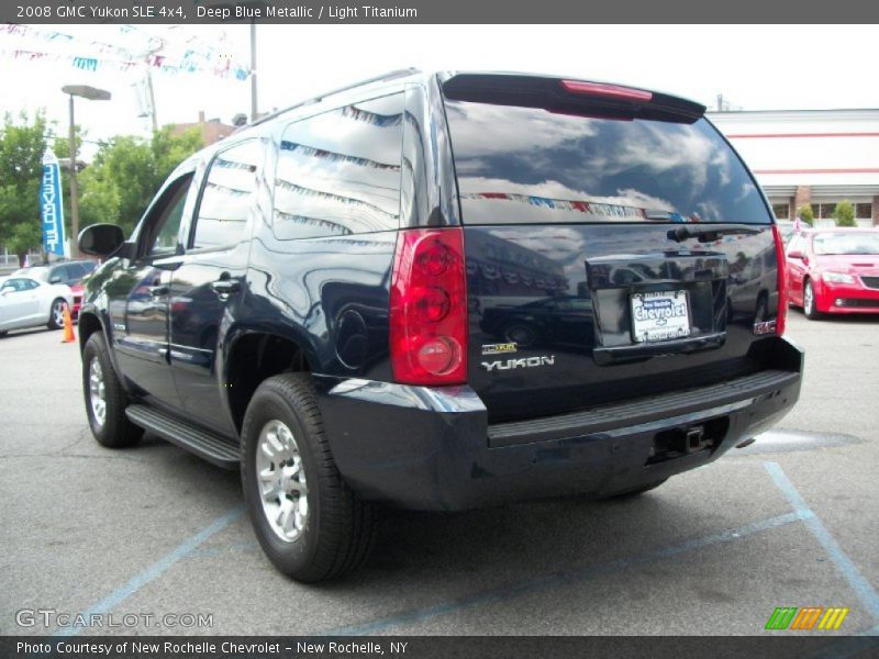Deep Blue Metallic / Light Titanium 2008 GMC Yukon SLE 4x4