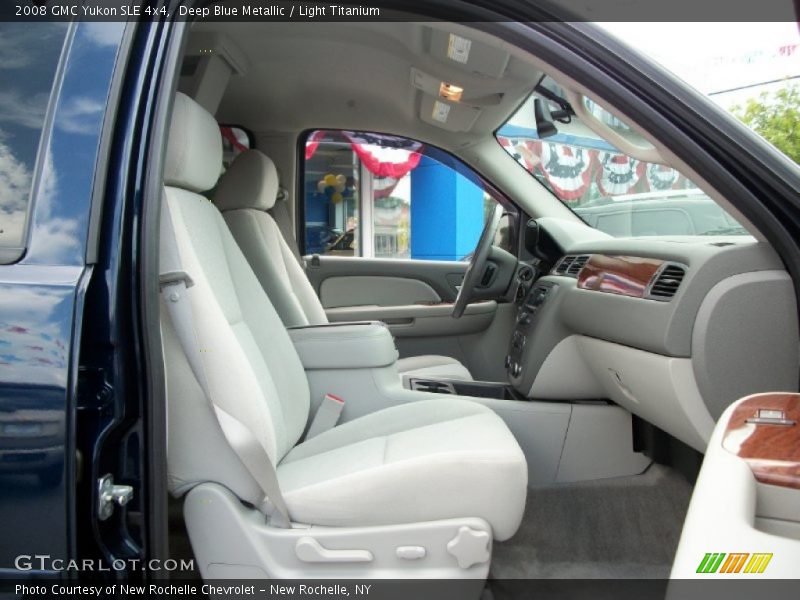 Deep Blue Metallic / Light Titanium 2008 GMC Yukon SLE 4x4