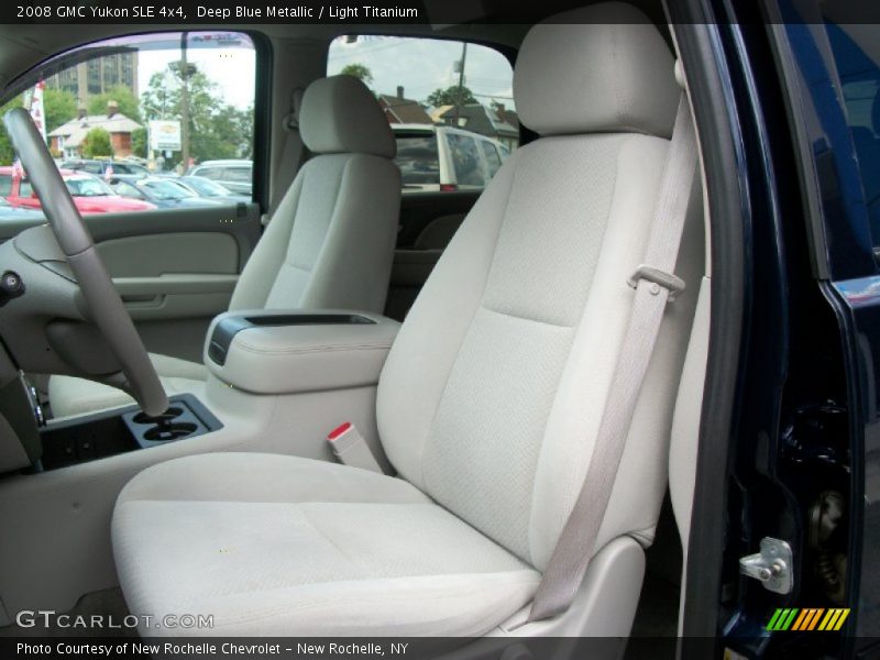 Deep Blue Metallic / Light Titanium 2008 GMC Yukon SLE 4x4