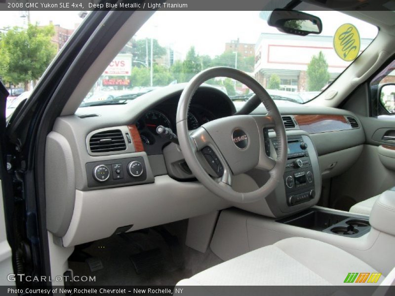 Deep Blue Metallic / Light Titanium 2008 GMC Yukon SLE 4x4