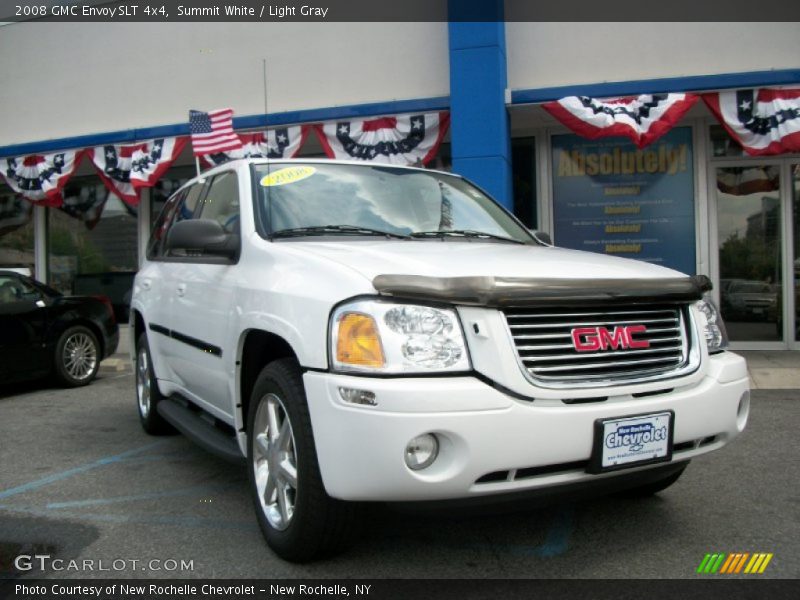 Summit White / Light Gray 2008 GMC Envoy SLT 4x4