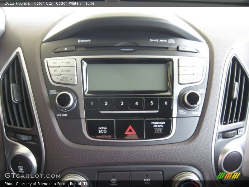 Audio System of 2012 Tucson GLS
