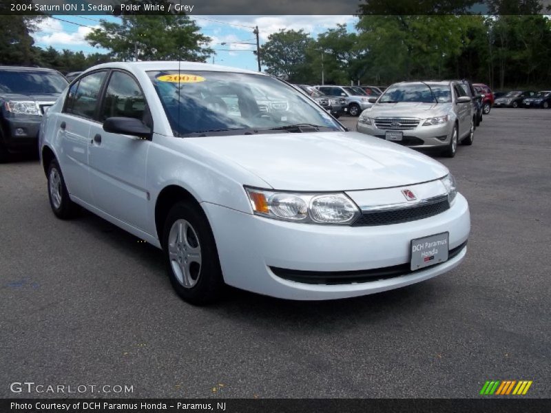 Polar White / Grey 2004 Saturn ION 1 Sedan