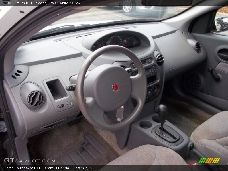Polar White / Grey 2004 Saturn ION 1 Sedan