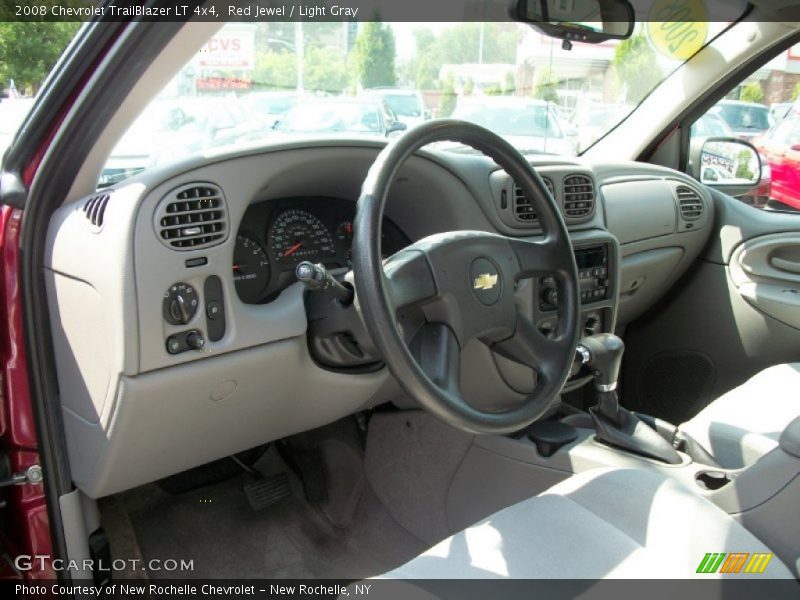 Red Jewel / Light Gray 2008 Chevrolet TrailBlazer LT 4x4