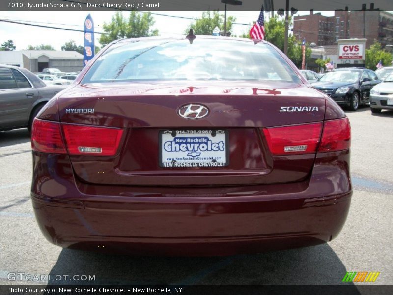 Dark Cherry Red / Camel 2010 Hyundai Sonata GLS