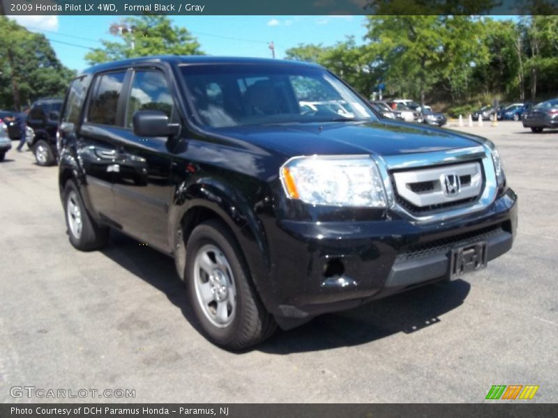 Formal Black / Gray 2009 Honda Pilot LX 4WD