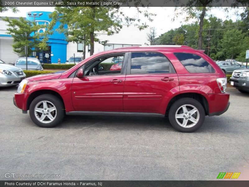 Salsa Red Metallic / Light Gray 2006 Chevrolet Equinox LT AWD