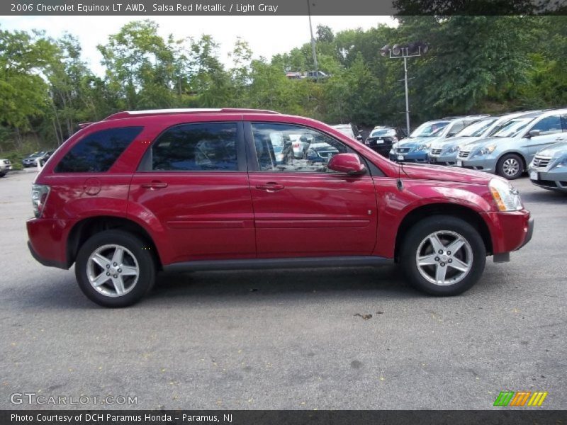 Salsa Red Metallic / Light Gray 2006 Chevrolet Equinox LT AWD