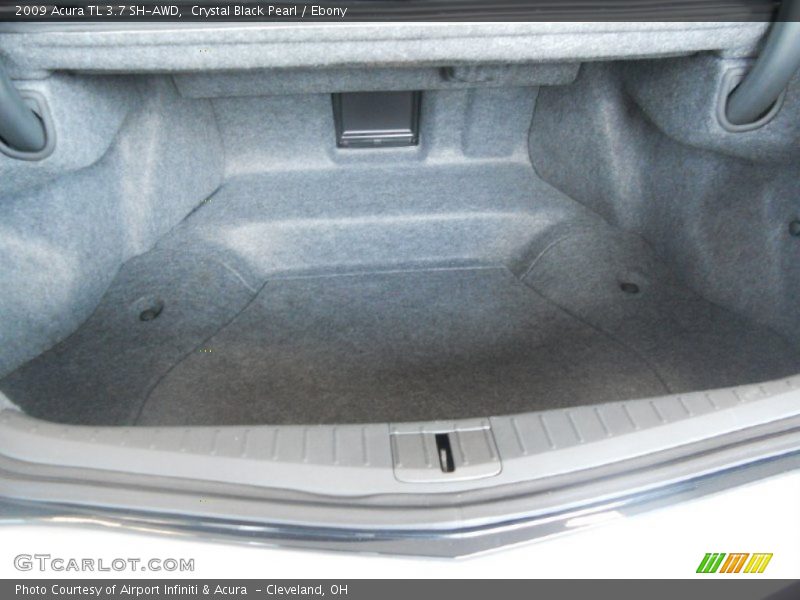Crystal Black Pearl / Ebony 2009 Acura TL 3.7 SH-AWD