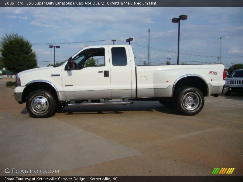  2005 F350 Super Duty Lariat SuperCab 4x4 Dually Oxford White