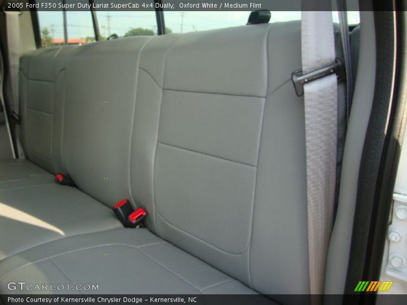Oxford White / Medium Flint 2005 Ford F350 Super Duty Lariat SuperCab 4x4 Dually