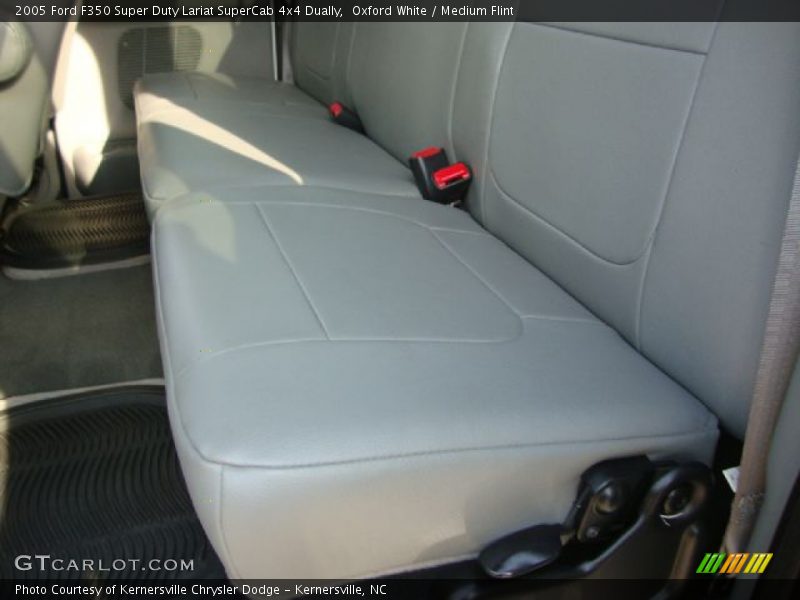 Oxford White / Medium Flint 2005 Ford F350 Super Duty Lariat SuperCab 4x4 Dually
