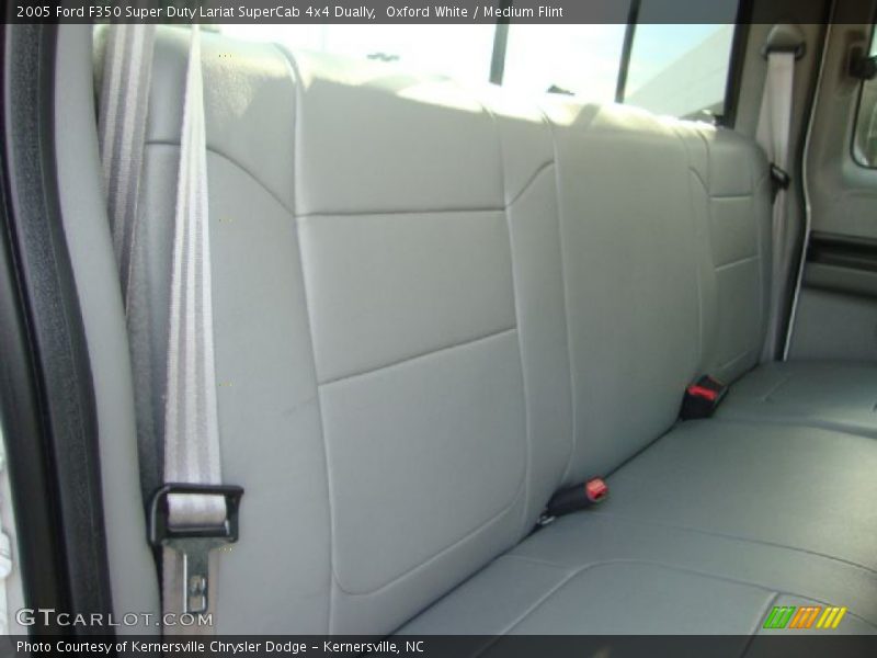 Oxford White / Medium Flint 2005 Ford F350 Super Duty Lariat SuperCab 4x4 Dually