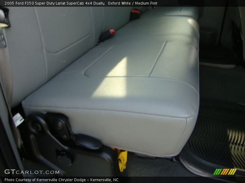 Oxford White / Medium Flint 2005 Ford F350 Super Duty Lariat SuperCab 4x4 Dually