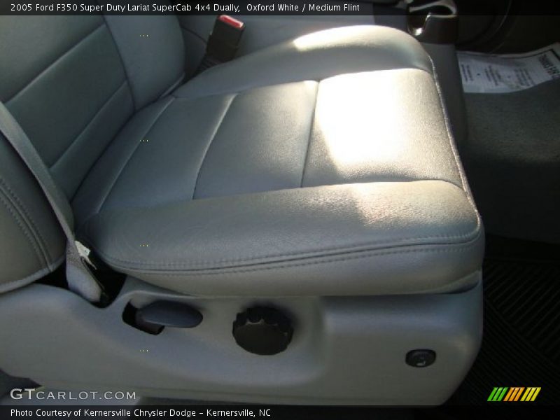 Oxford White / Medium Flint 2005 Ford F350 Super Duty Lariat SuperCab 4x4 Dually