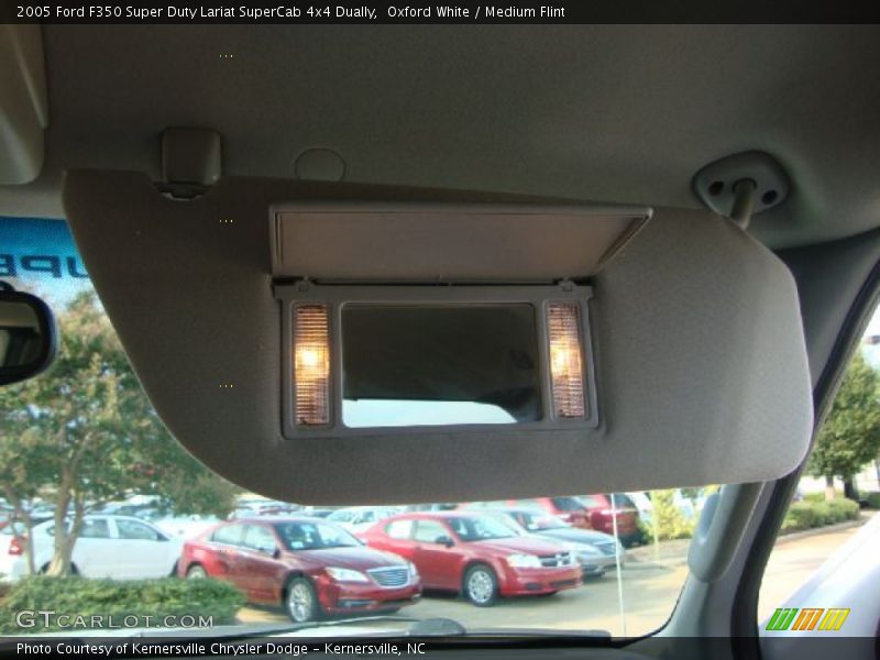 Oxford White / Medium Flint 2005 Ford F350 Super Duty Lariat SuperCab 4x4 Dually