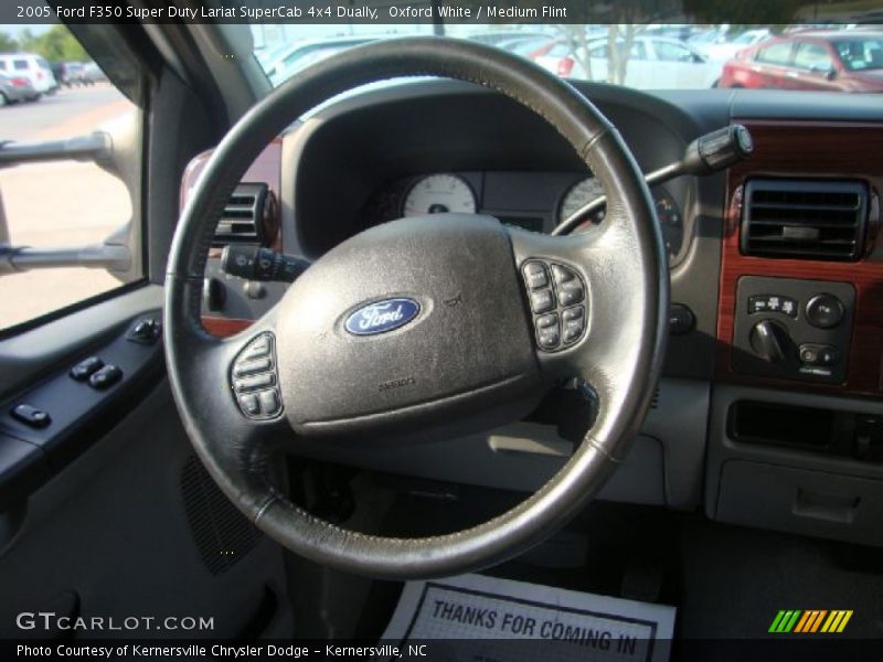  2005 F350 Super Duty Lariat SuperCab 4x4 Dually Steering Wheel