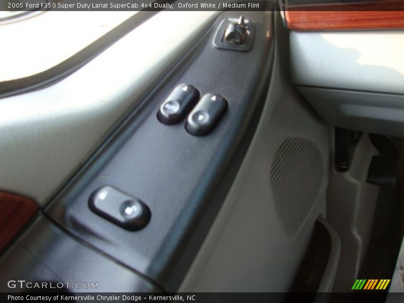 Oxford White / Medium Flint 2005 Ford F350 Super Duty Lariat SuperCab 4x4 Dually