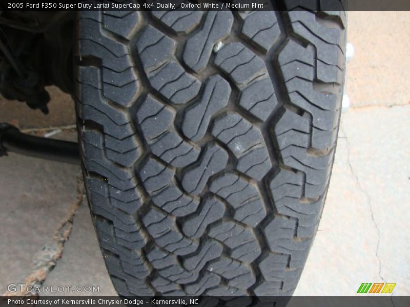 Oxford White / Medium Flint 2005 Ford F350 Super Duty Lariat SuperCab 4x4 Dually