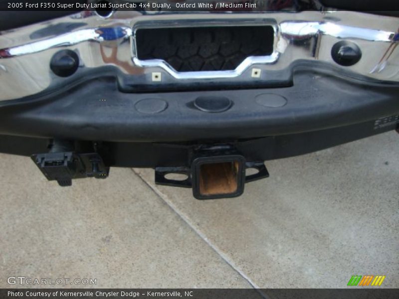 Oxford White / Medium Flint 2005 Ford F350 Super Duty Lariat SuperCab 4x4 Dually