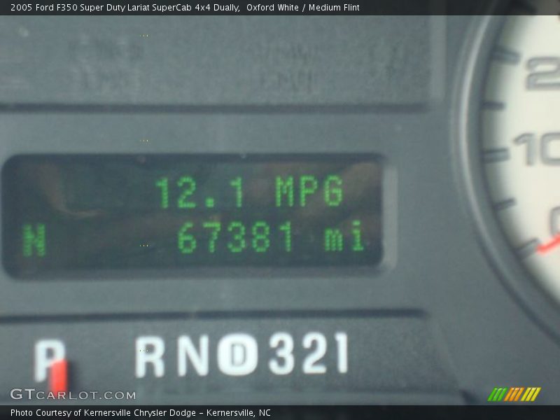 Oxford White / Medium Flint 2005 Ford F350 Super Duty Lariat SuperCab 4x4 Dually