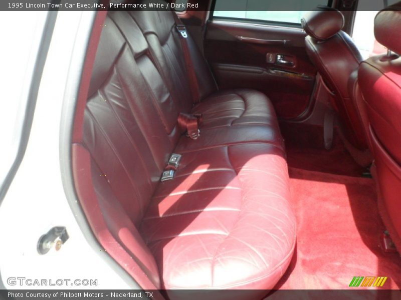  1995 Town Car Executive Dark Red Interior