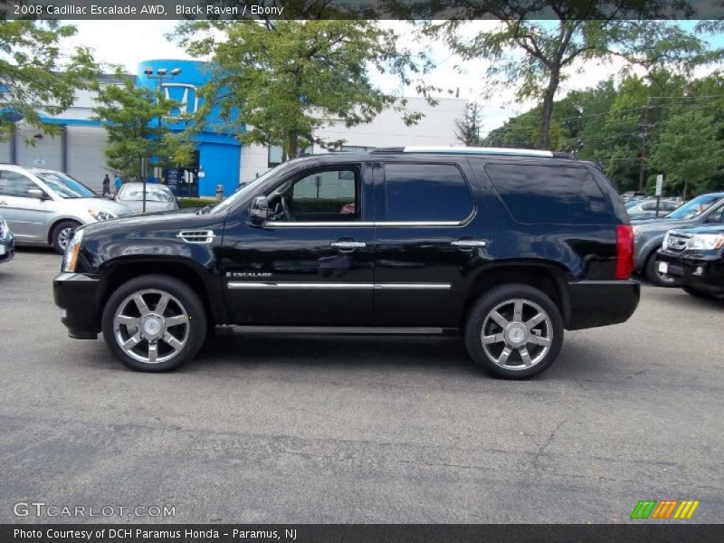 Black Raven / Ebony 2008 Cadillac Escalade AWD