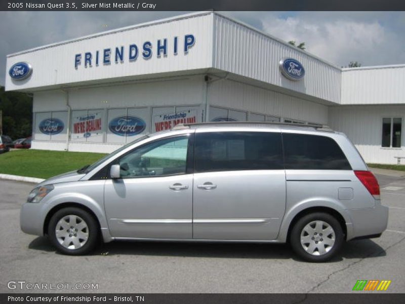 Silver Mist Metallic / Gray 2005 Nissan Quest 3.5