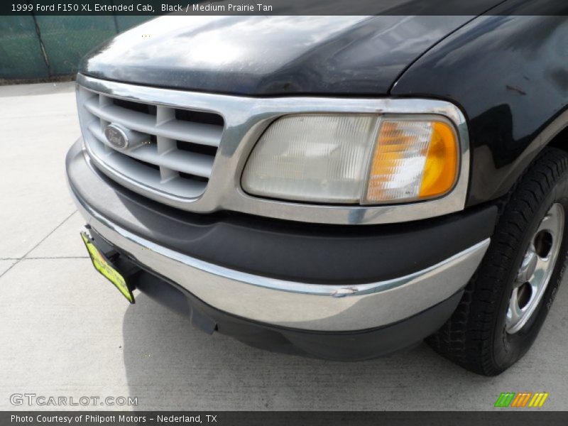 Black / Medium Prairie Tan 1999 Ford F150 XL Extended Cab