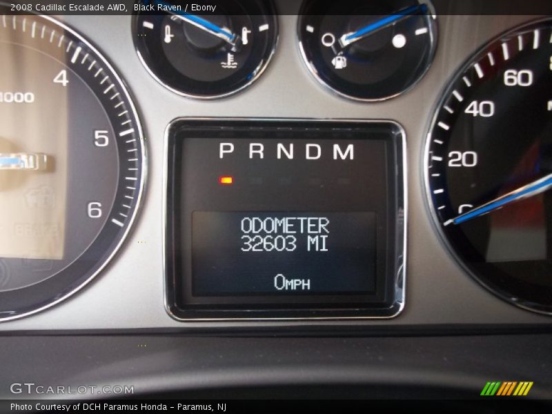 Black Raven / Ebony 2008 Cadillac Escalade AWD