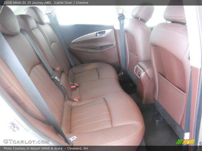 Scarlet Silver / Chestnut 2008 Infiniti EX 35 Journey AWD
