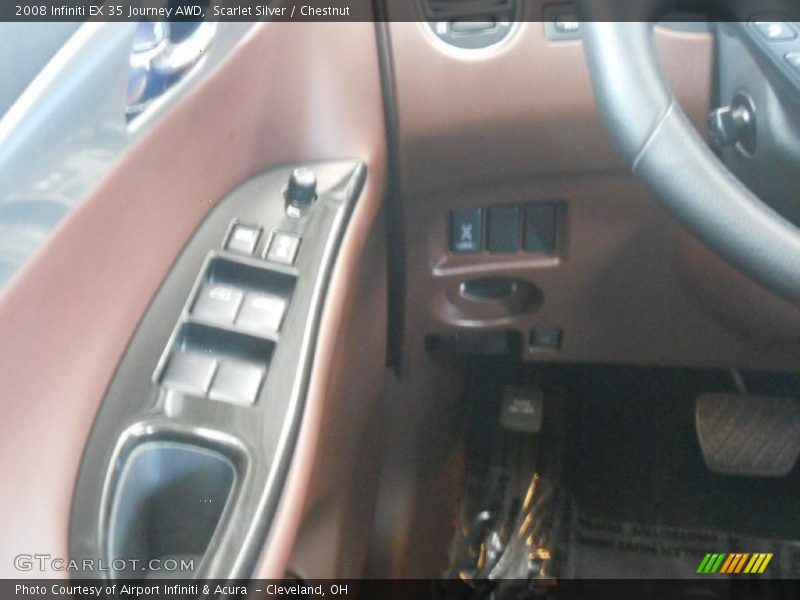 Scarlet Silver / Chestnut 2008 Infiniti EX 35 Journey AWD