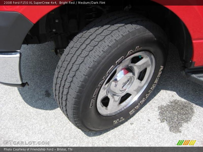 Bright Red / Medium/Dark Flint 2008 Ford F150 XL SuperCrew 4x4