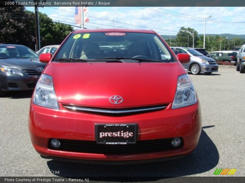 Barcelona Red Metallic / Bisque 2008 Toyota Prius Hybrid