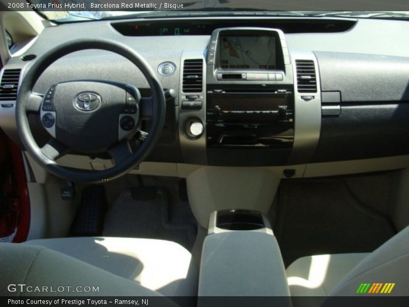 Barcelona Red Metallic / Bisque 2008 Toyota Prius Hybrid