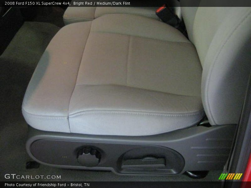 Bright Red / Medium/Dark Flint 2008 Ford F150 XL SuperCrew 4x4