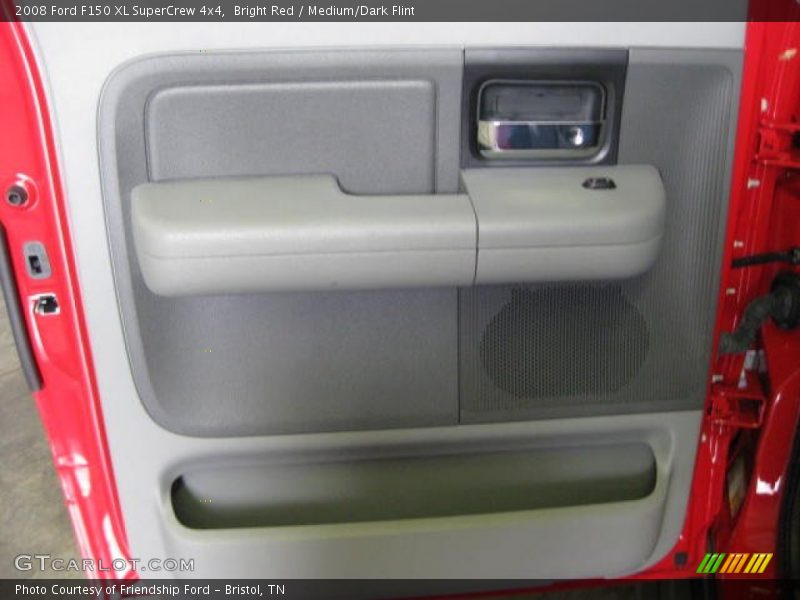 Bright Red / Medium/Dark Flint 2008 Ford F150 XL SuperCrew 4x4