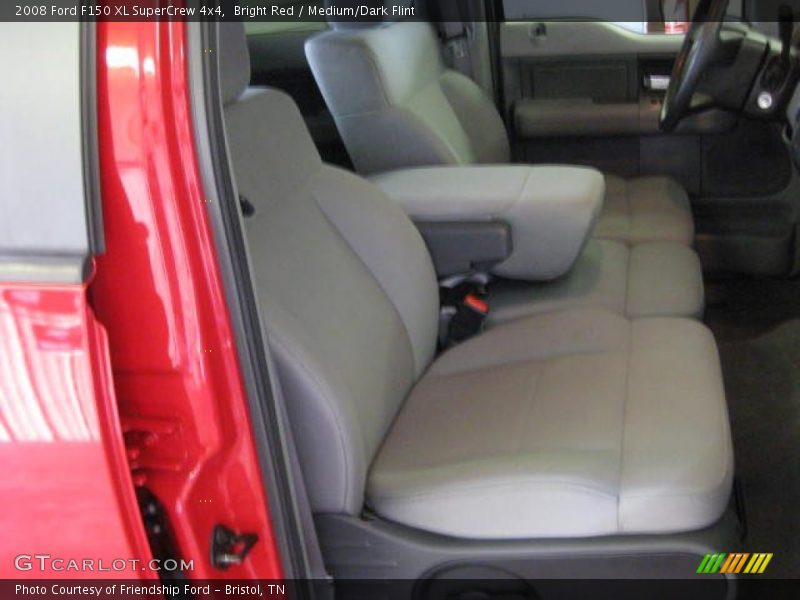Bright Red / Medium/Dark Flint 2008 Ford F150 XL SuperCrew 4x4