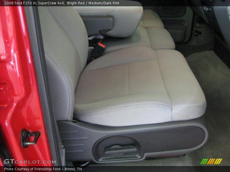 Bright Red / Medium/Dark Flint 2008 Ford F150 XL SuperCrew 4x4