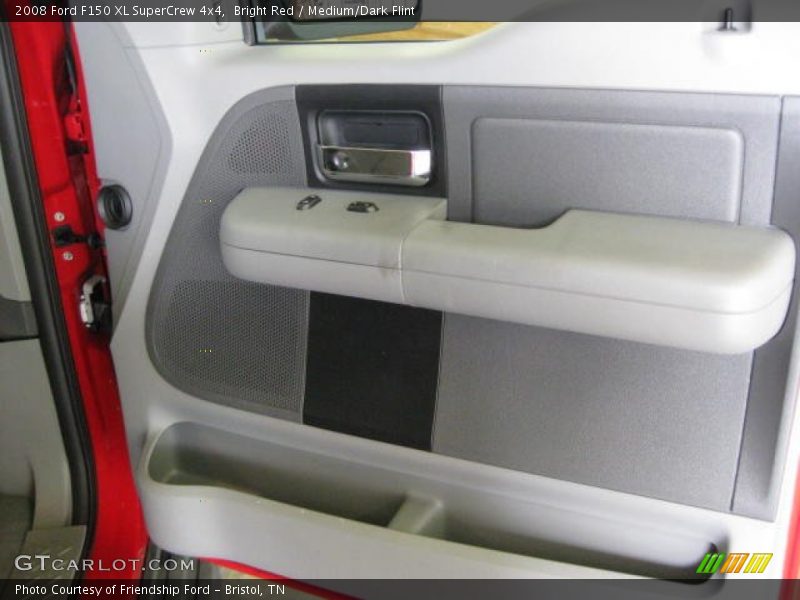 Bright Red / Medium/Dark Flint 2008 Ford F150 XL SuperCrew 4x4
