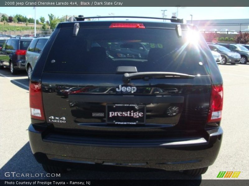 Black / Dark Slate Gray 2008 Jeep Grand Cherokee Laredo 4x4