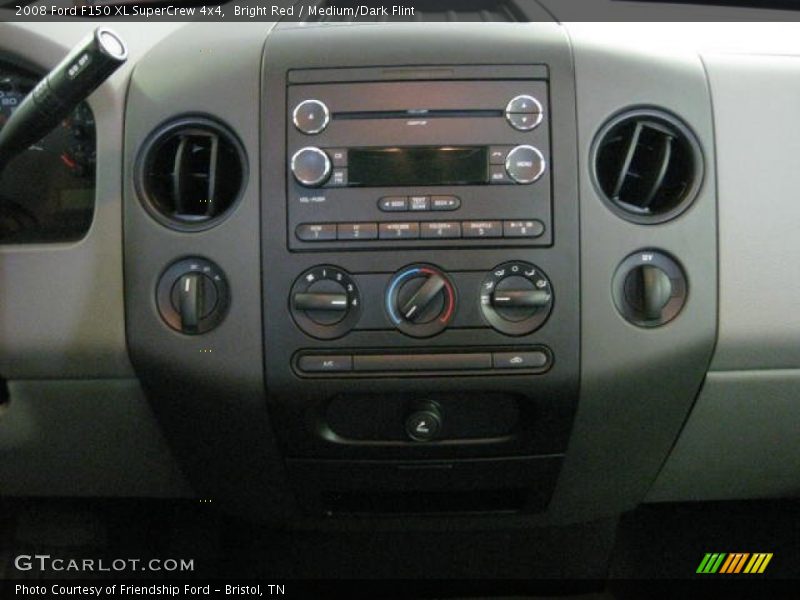 Bright Red / Medium/Dark Flint 2008 Ford F150 XL SuperCrew 4x4
