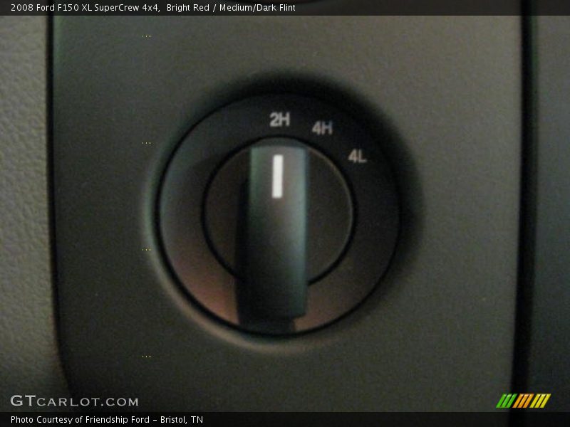 Bright Red / Medium/Dark Flint 2008 Ford F150 XL SuperCrew 4x4